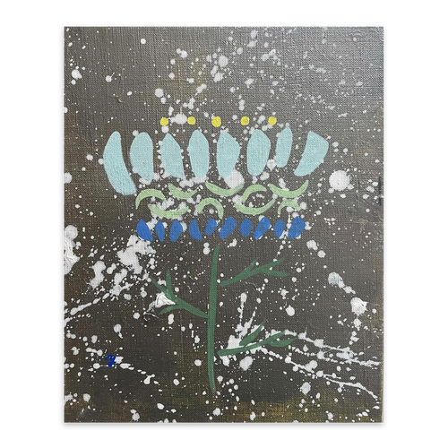 mix flower(silver)