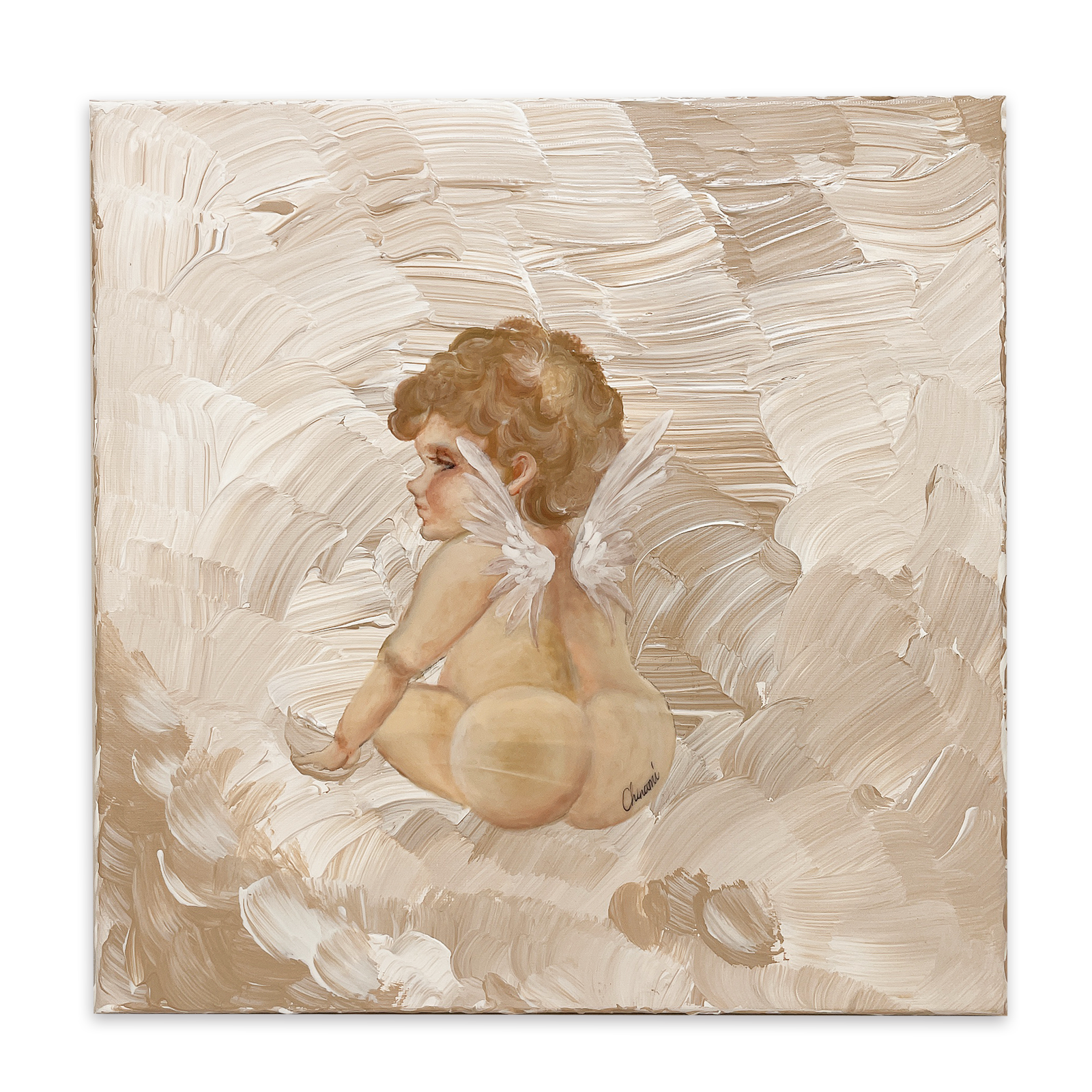 黄昏れる天使 – 絵画レンタルサービスENOAL